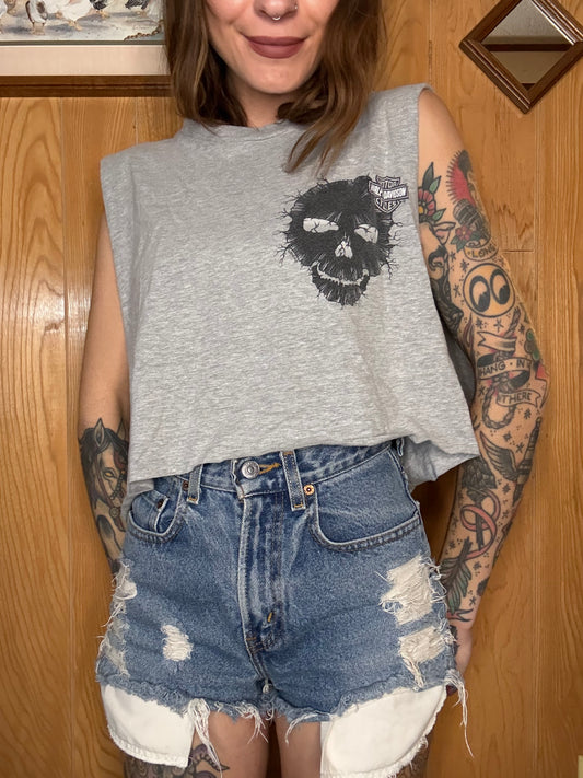 (M-XL) Harley crop top