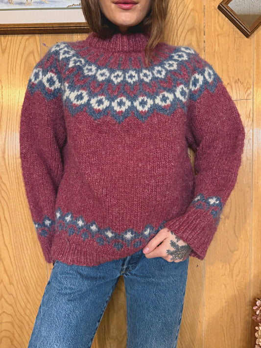 (S) Handmade wool sweater