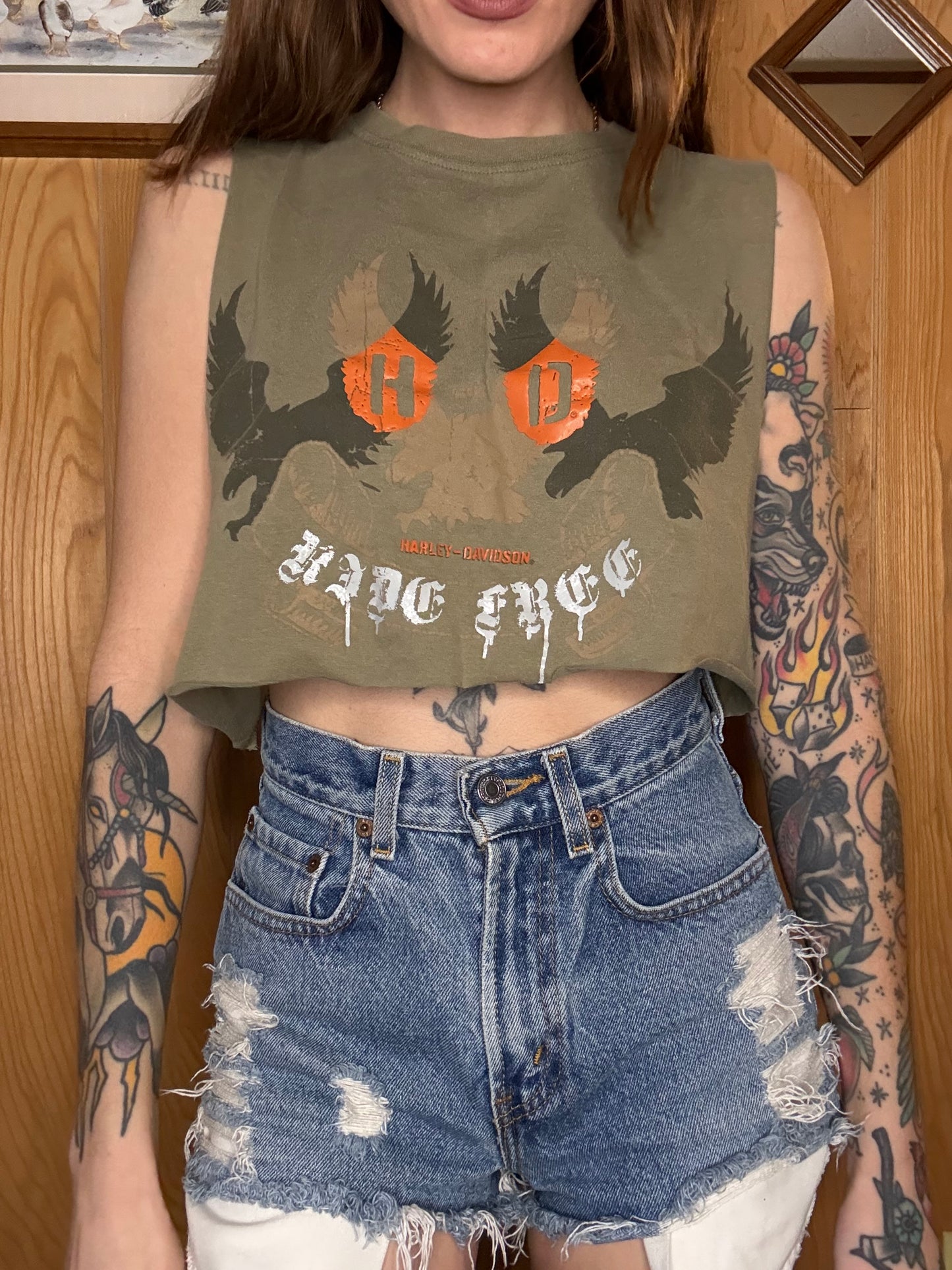 (XS-S) Harley crop top