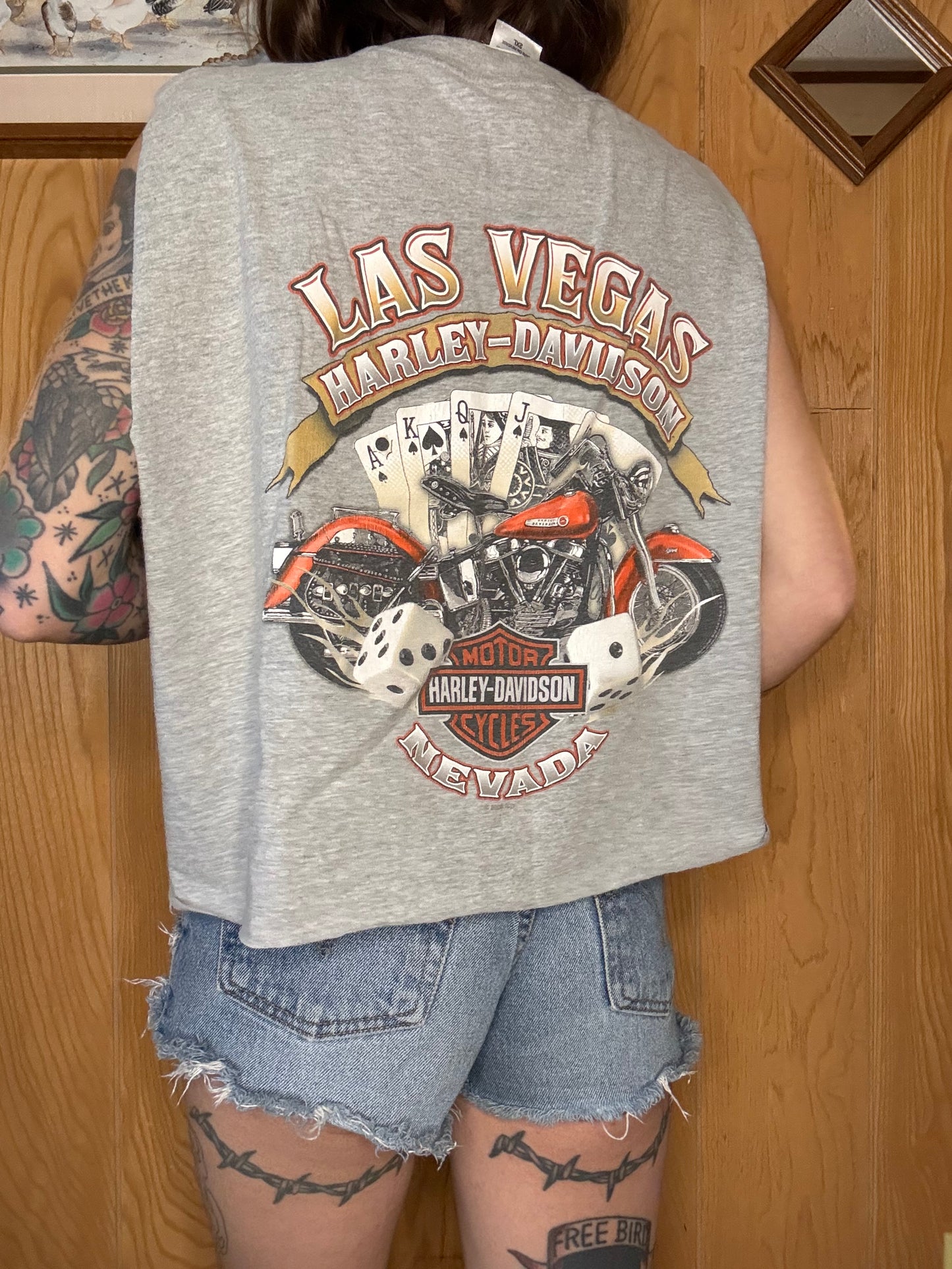 (M-XL) Harley crop top