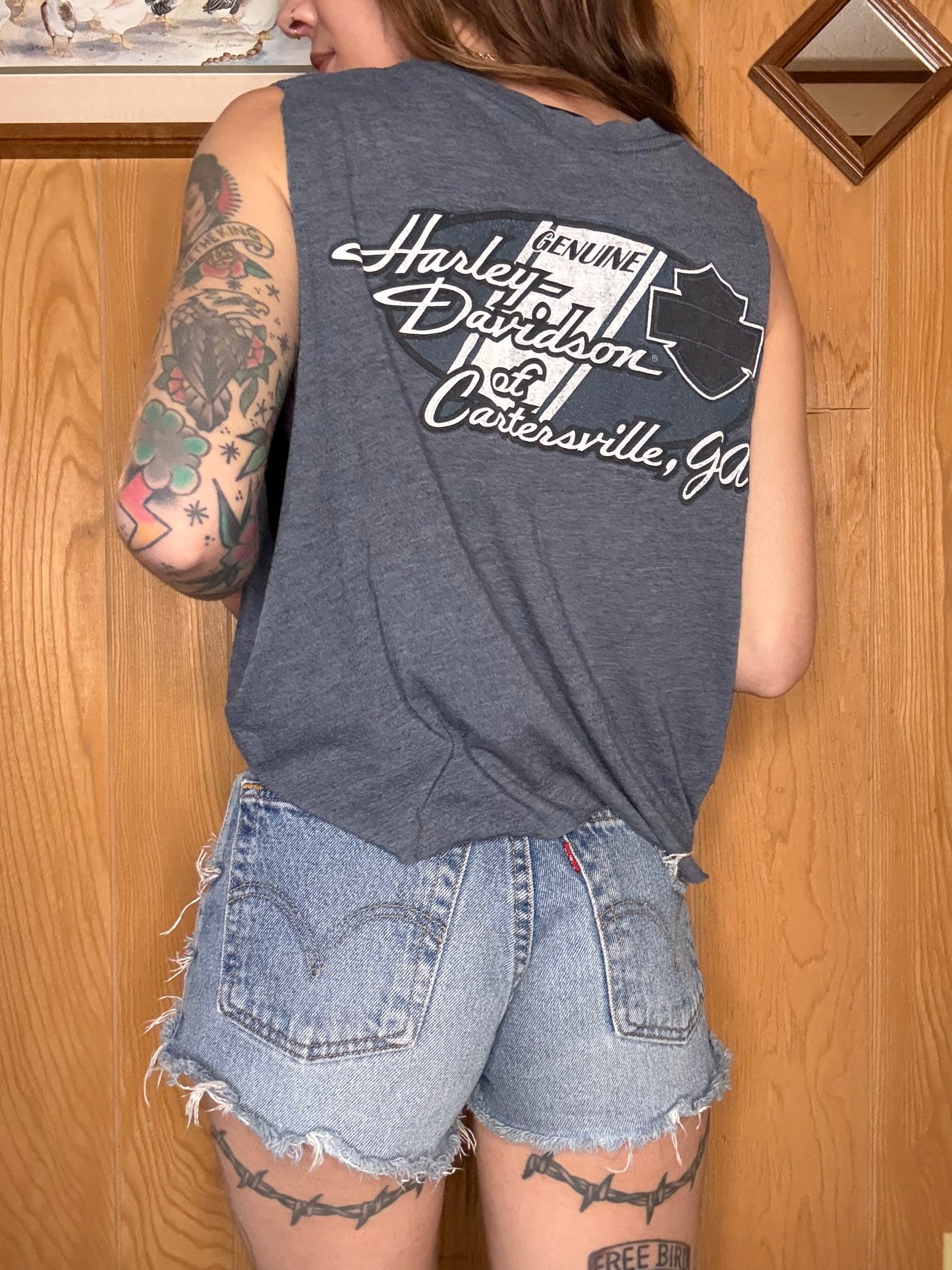 (M-XL) Harley crop top