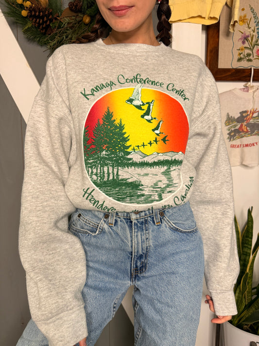 (XL) Vtg migration crewneck