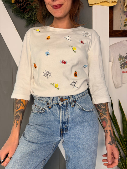 (S) Vtg Halloween shirt