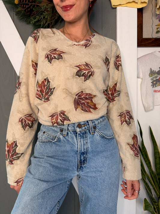 (M) Vtg fall fleece