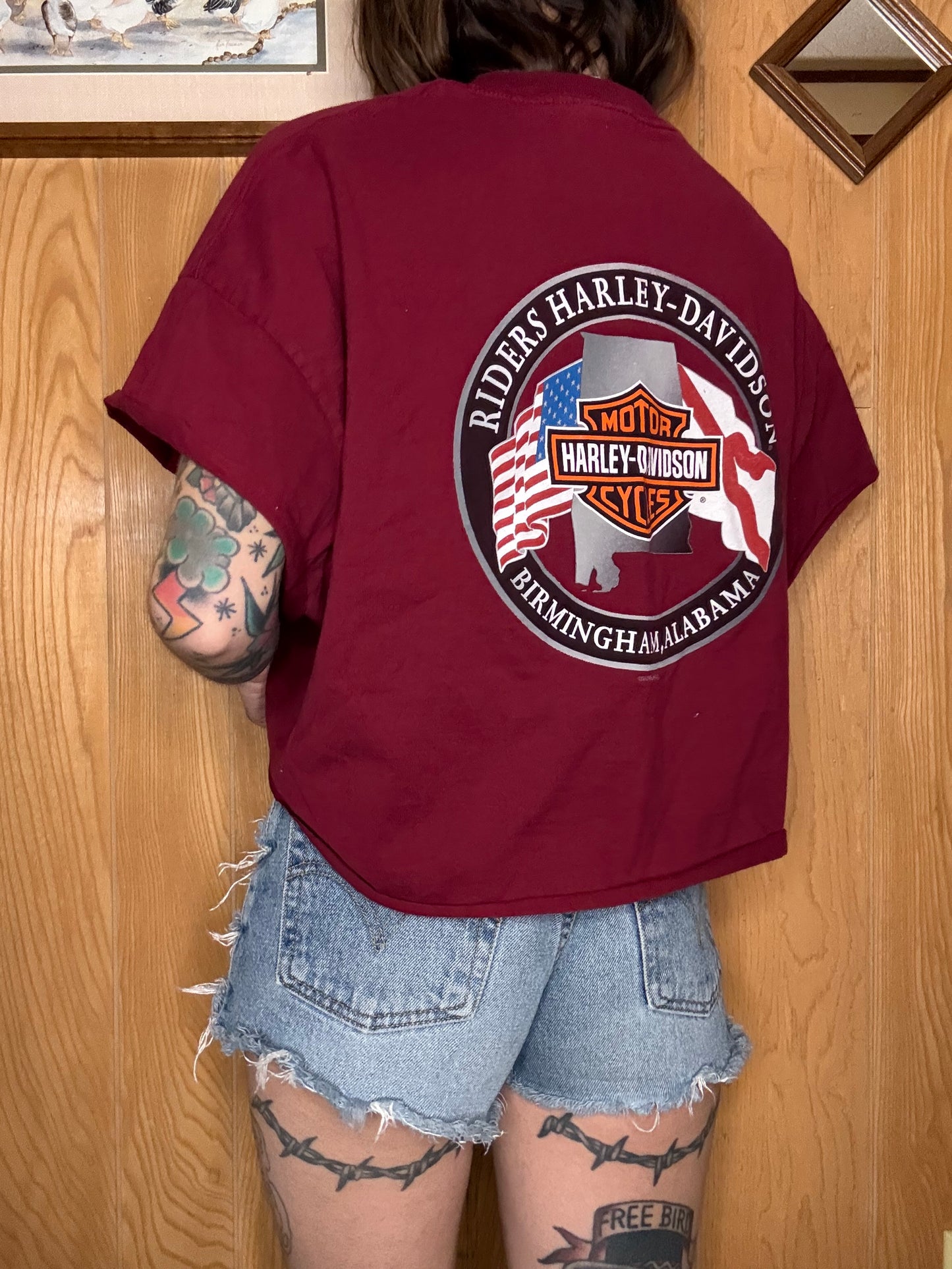 (M-XL) Harley crop top