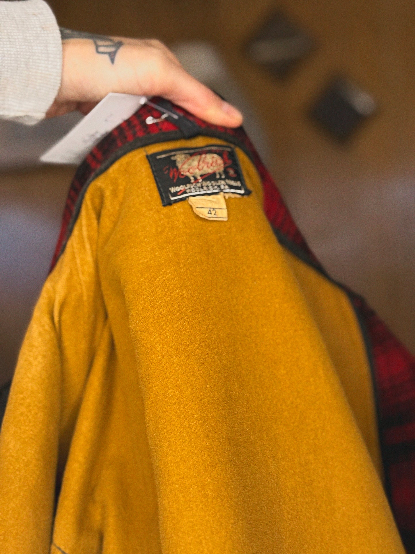 (L) Vtg Woolrich Mackinaw jacket