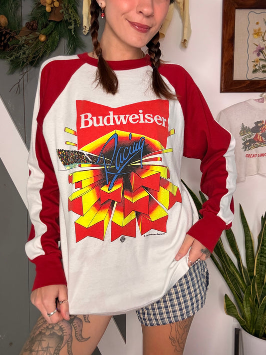 (L) vtg Budweiser long sleeve
