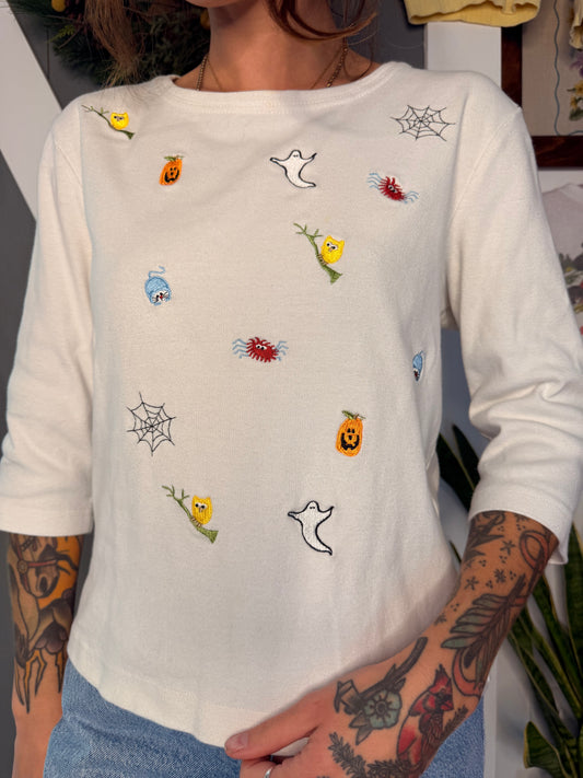 (S) Vtg Halloween shirt