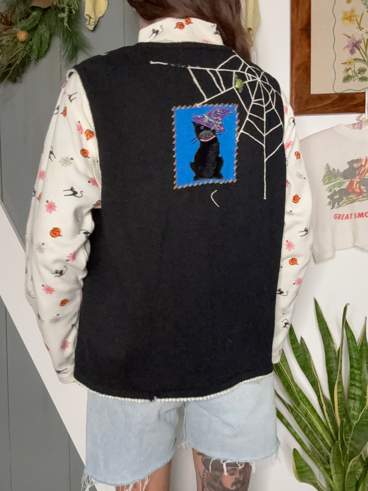 (2XL) Y2k Halloween vest
