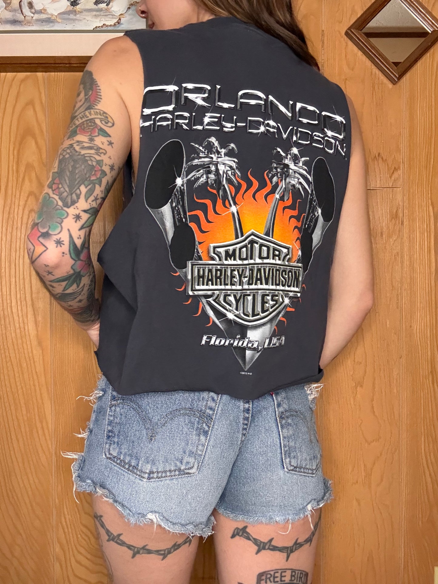(S-L) Harley crop top