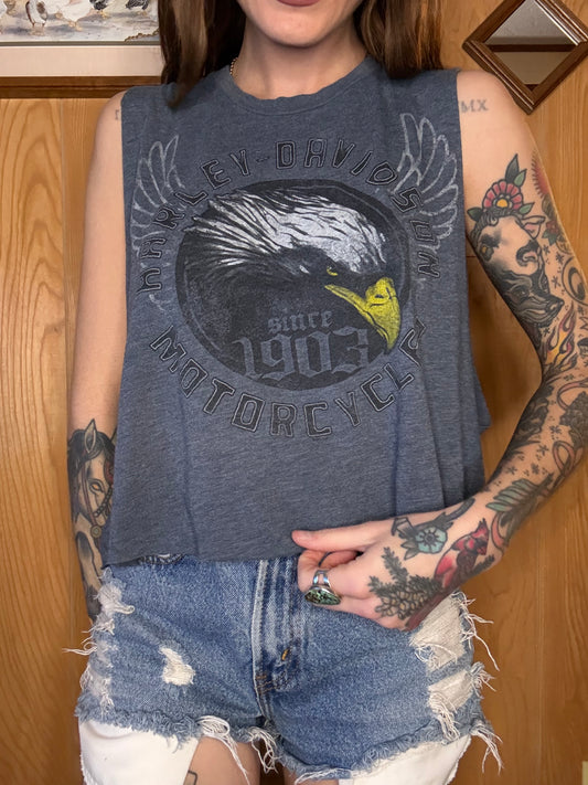 (M-XL) Harley crop top