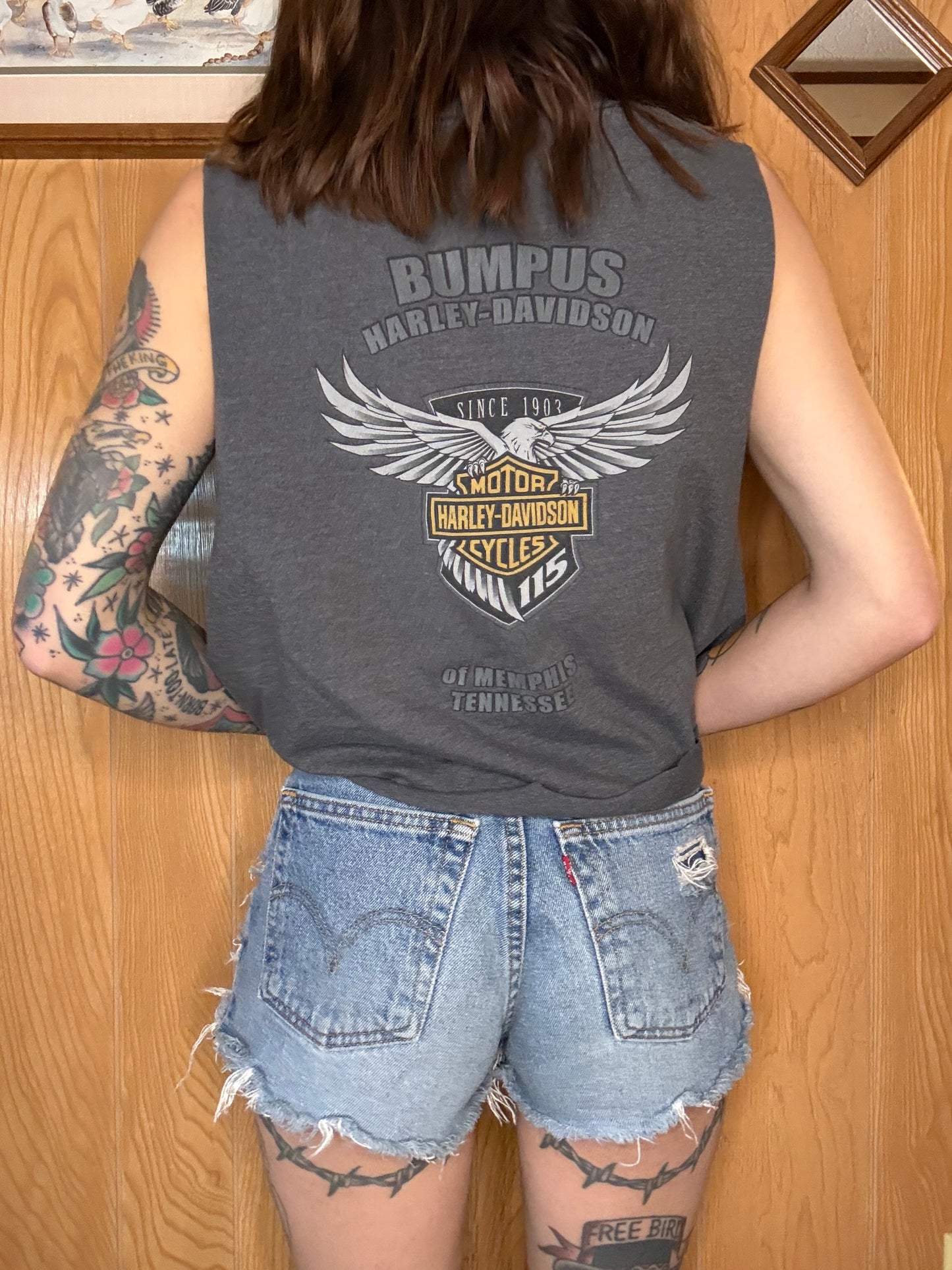 (M-XL) Harley crop top