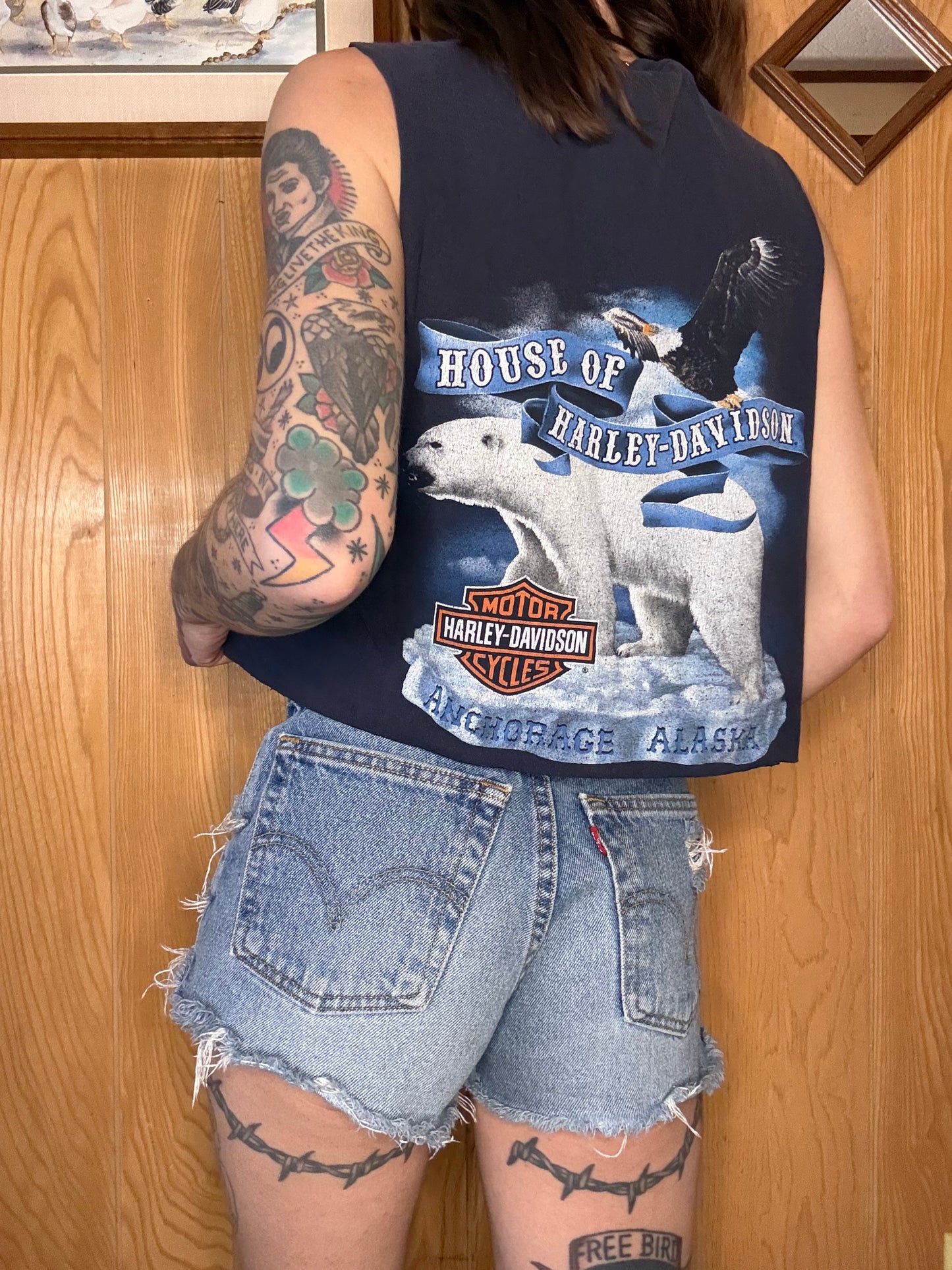 (S-L) Harley crop top