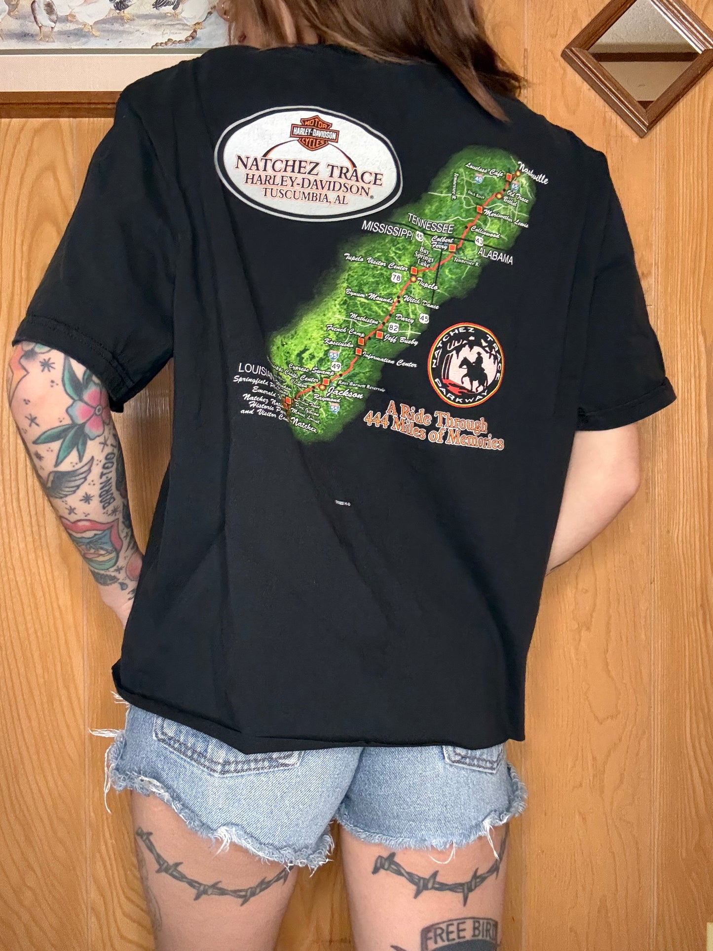 (M-L) Harley crop top