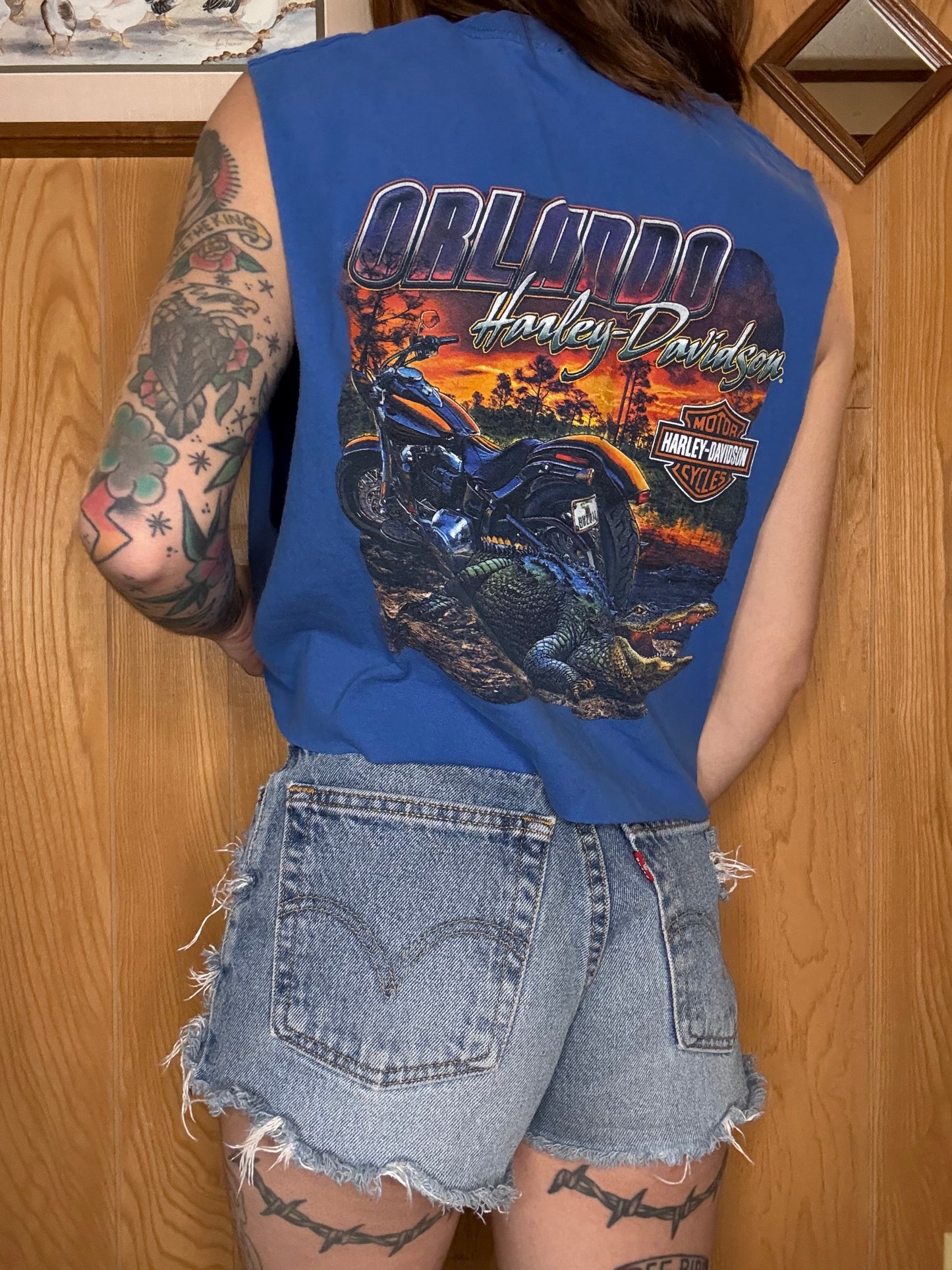 (S-L) Harley crop top