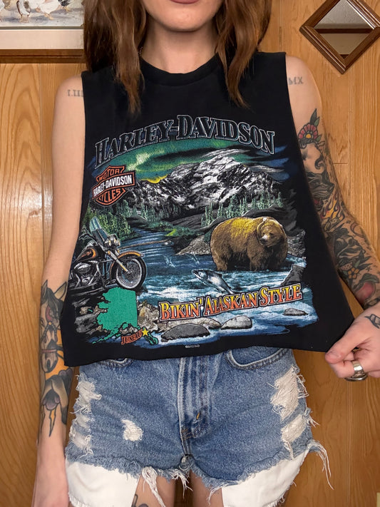 (M-XL) Harley crop top