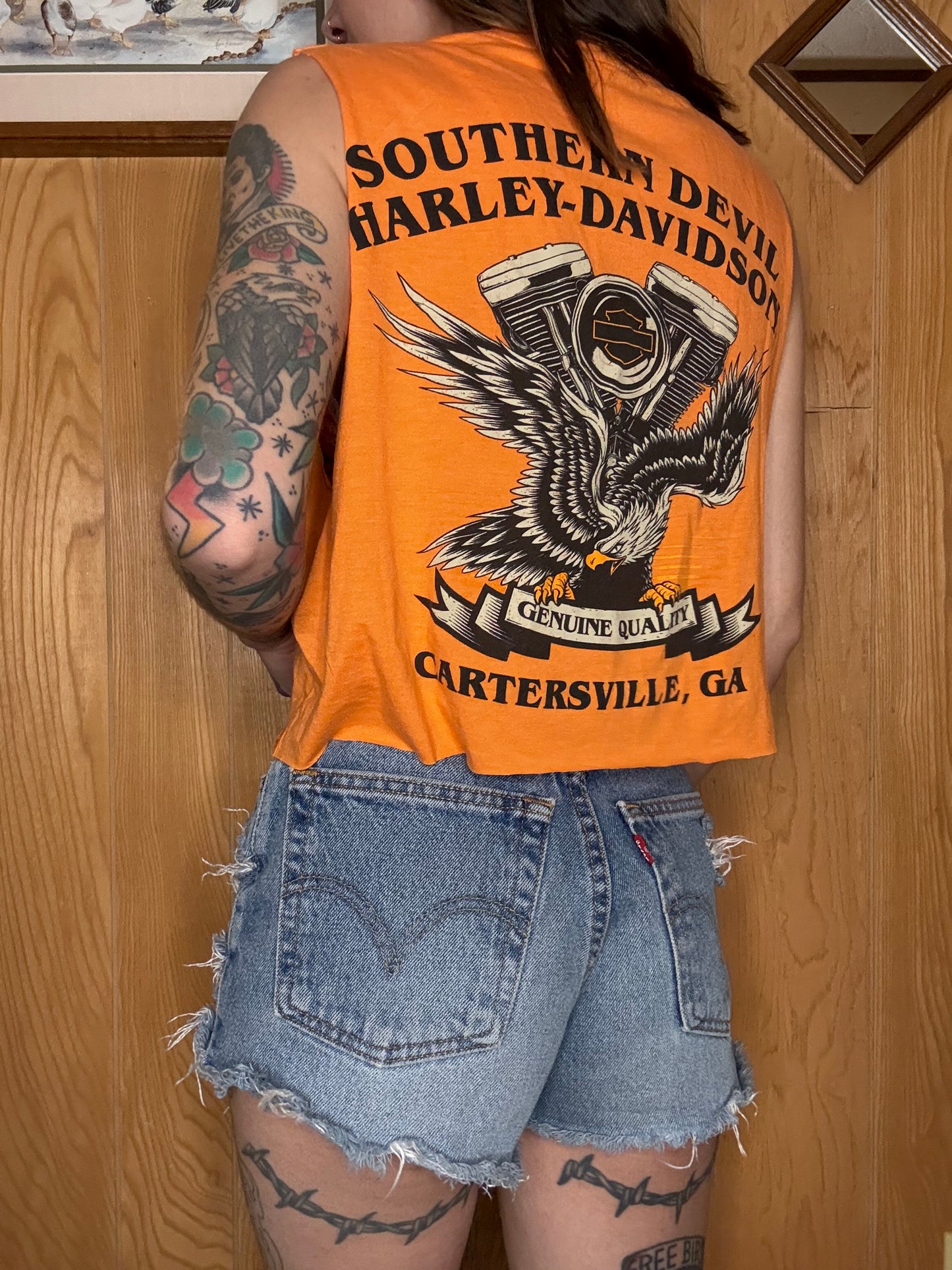 (XS-M) Harley crop top