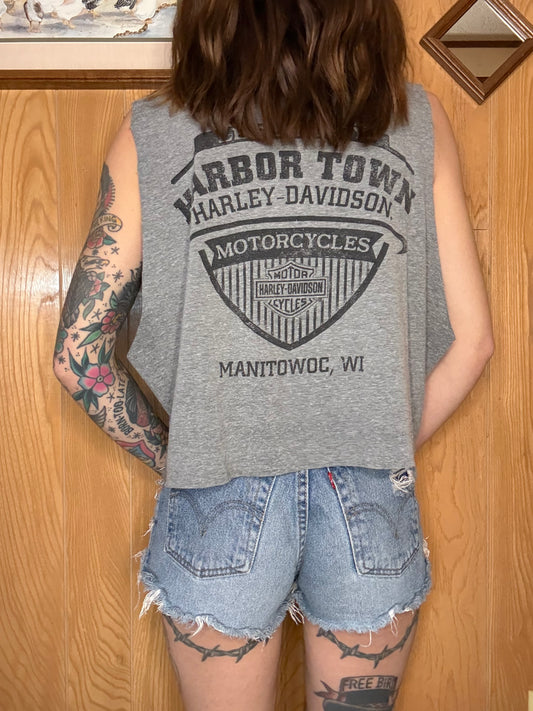 (M-XL) Harley crop top