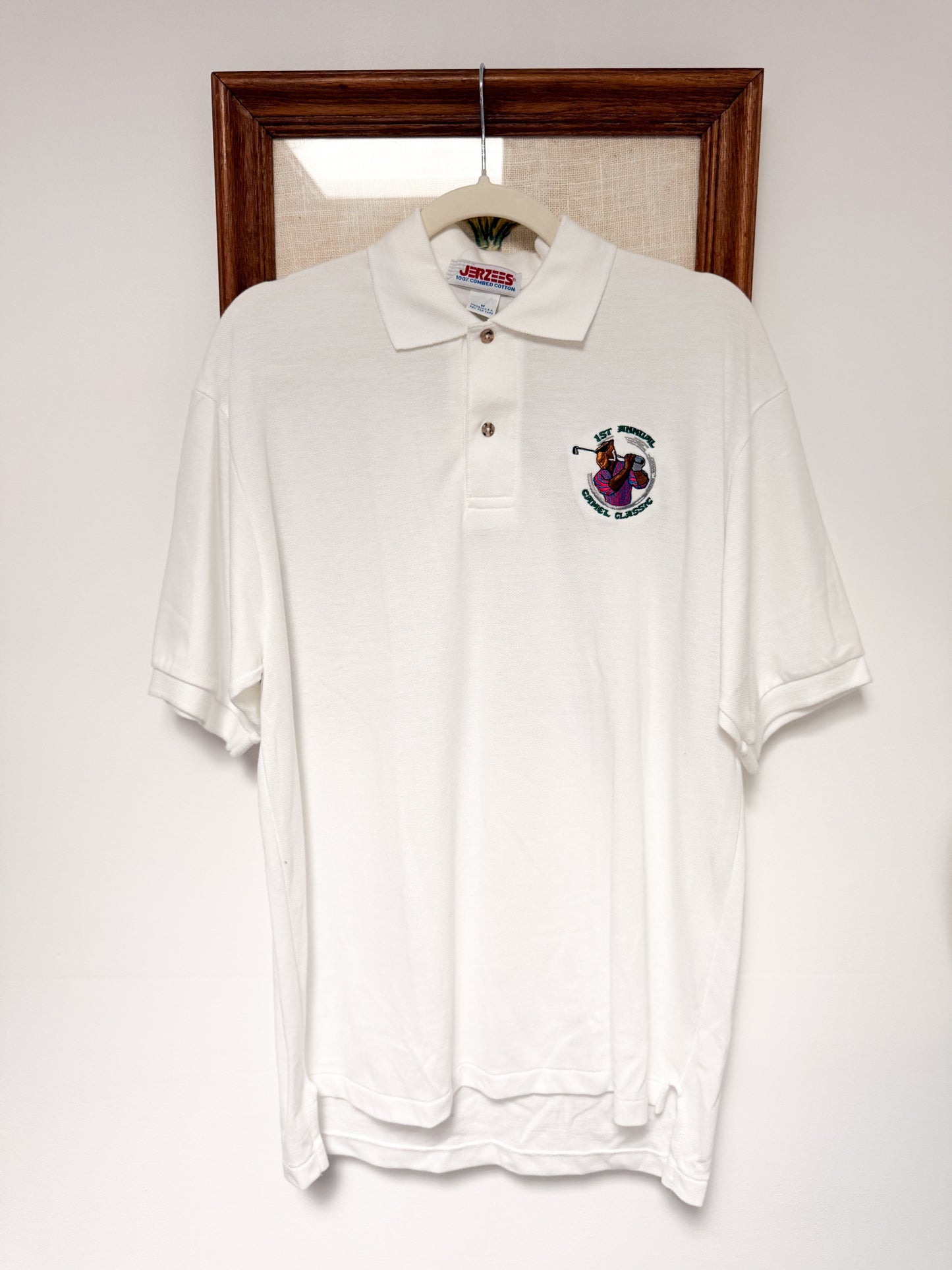 (M) Vtg Camel polo tee