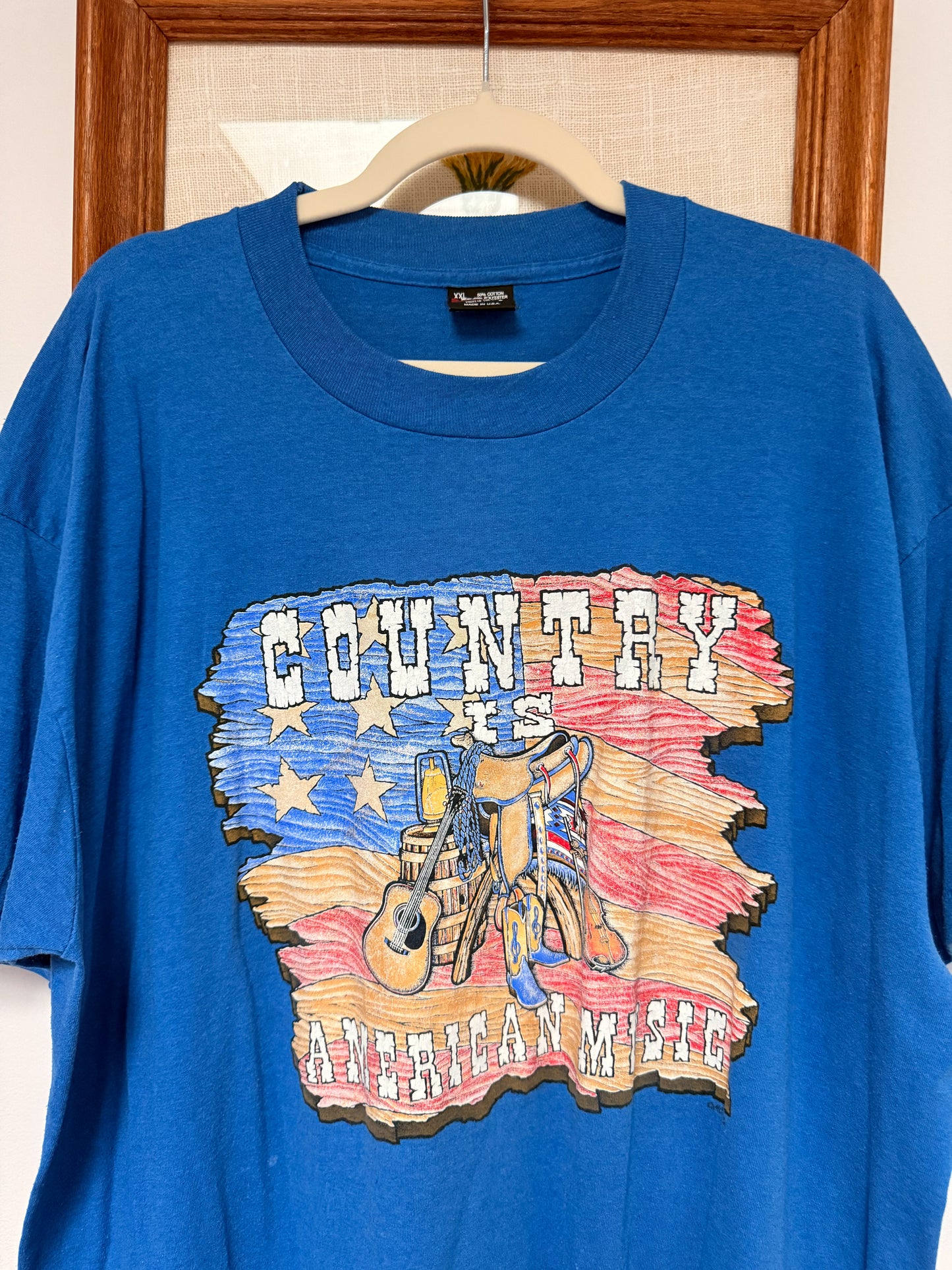 (XXL) Vtg American country tee