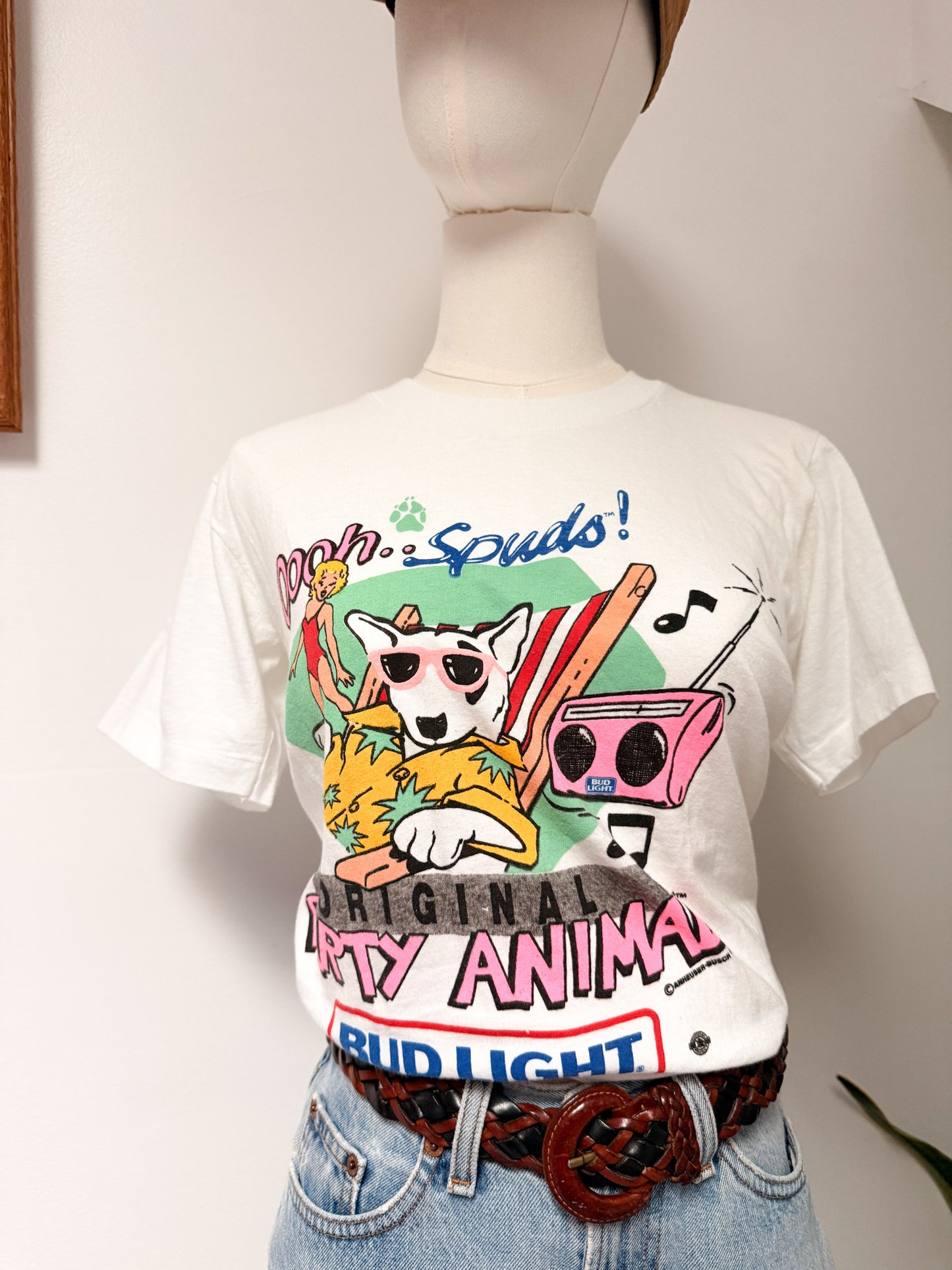(S) Vtg Spuds tee