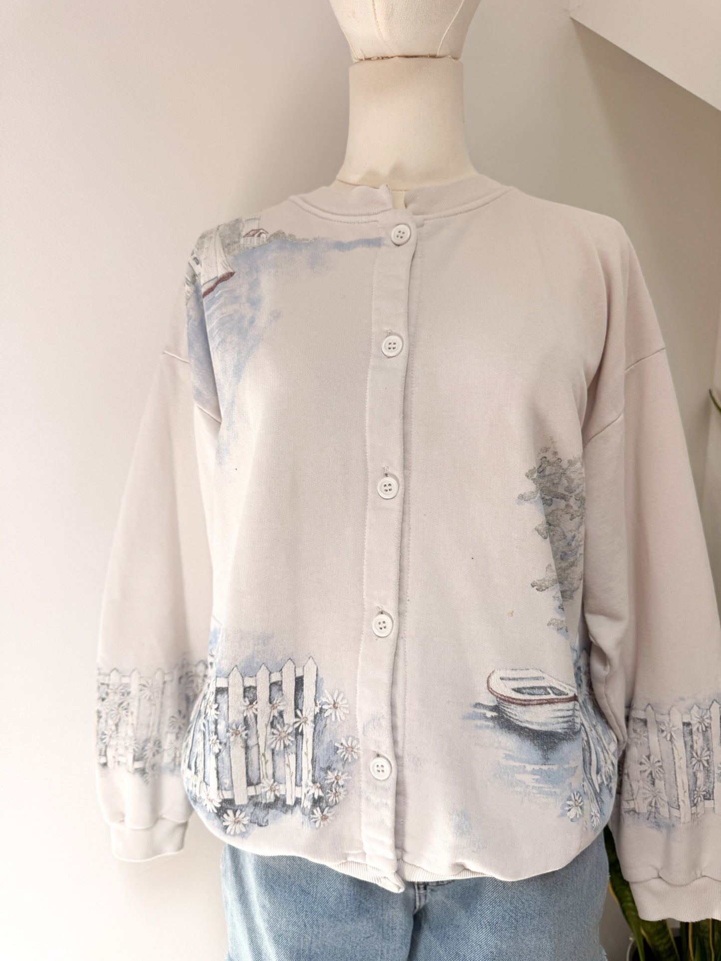 (XL) Vtg Artisans garden crewneck