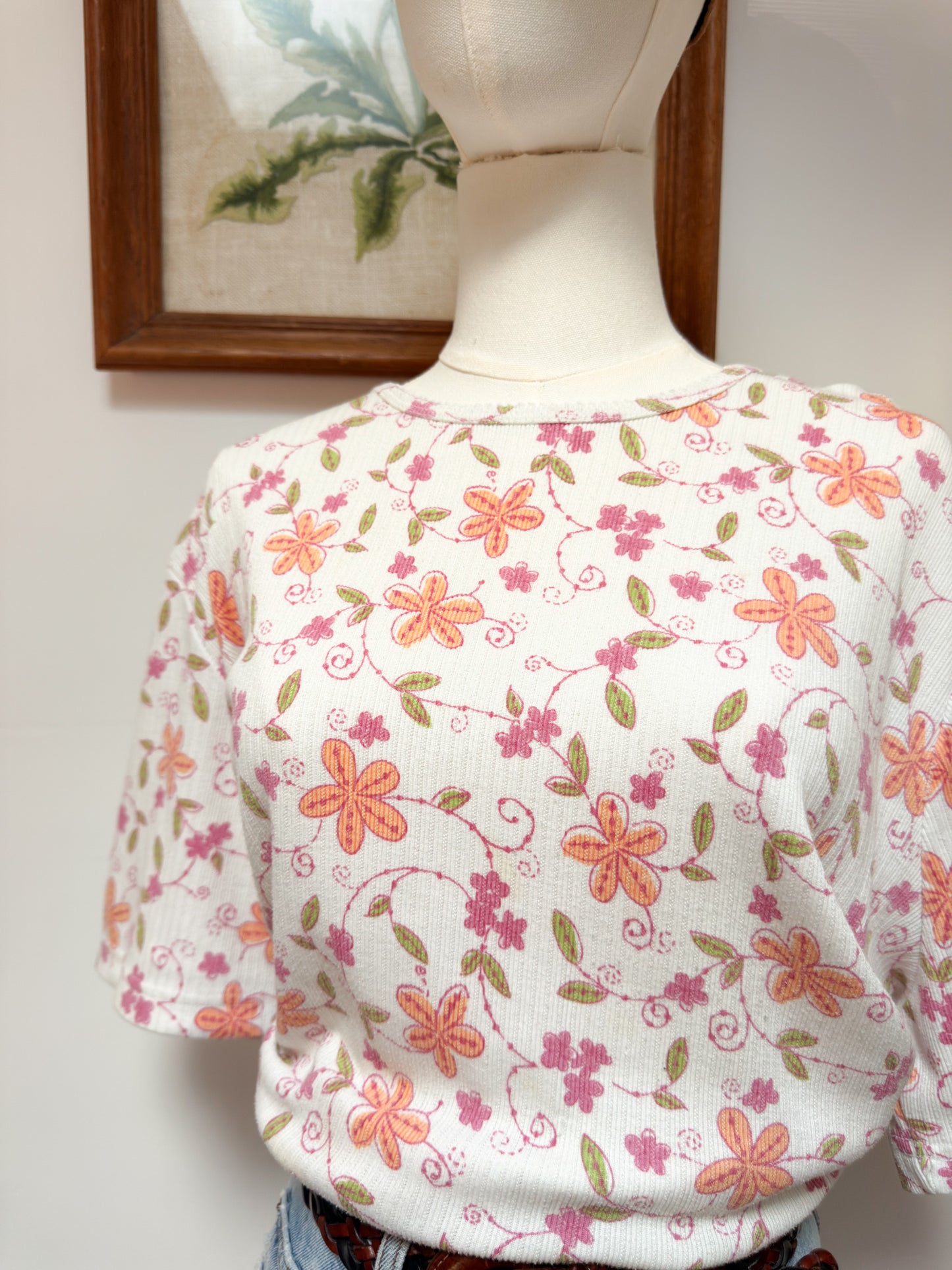 (XL/XXL) Vtg floral top
