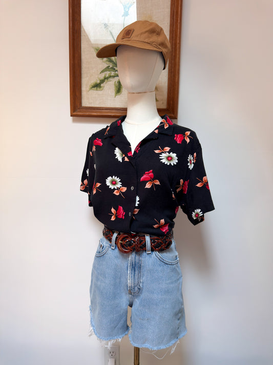 (M) Vtg floral top