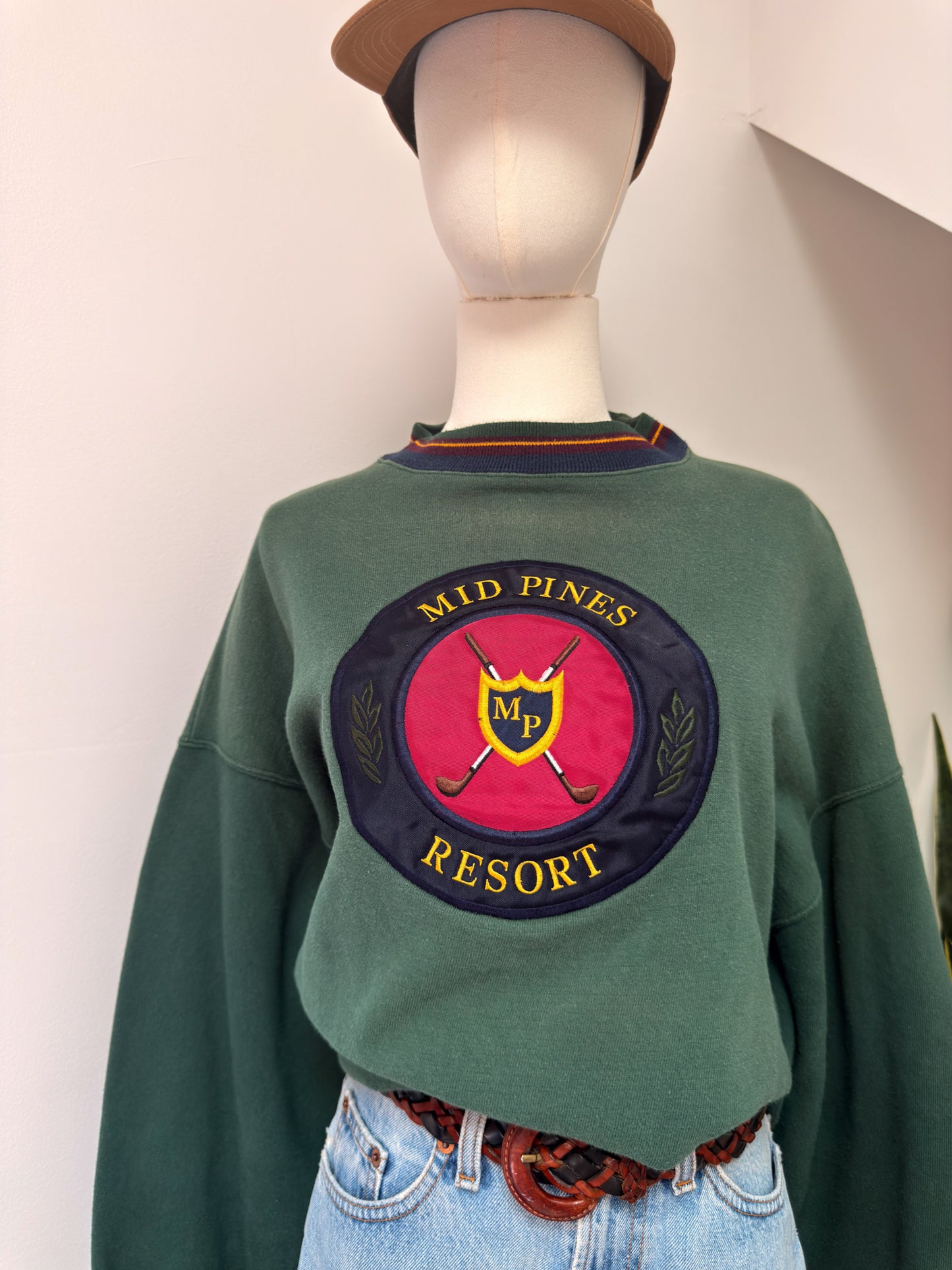 (XL) Vtg Golf course crewneck