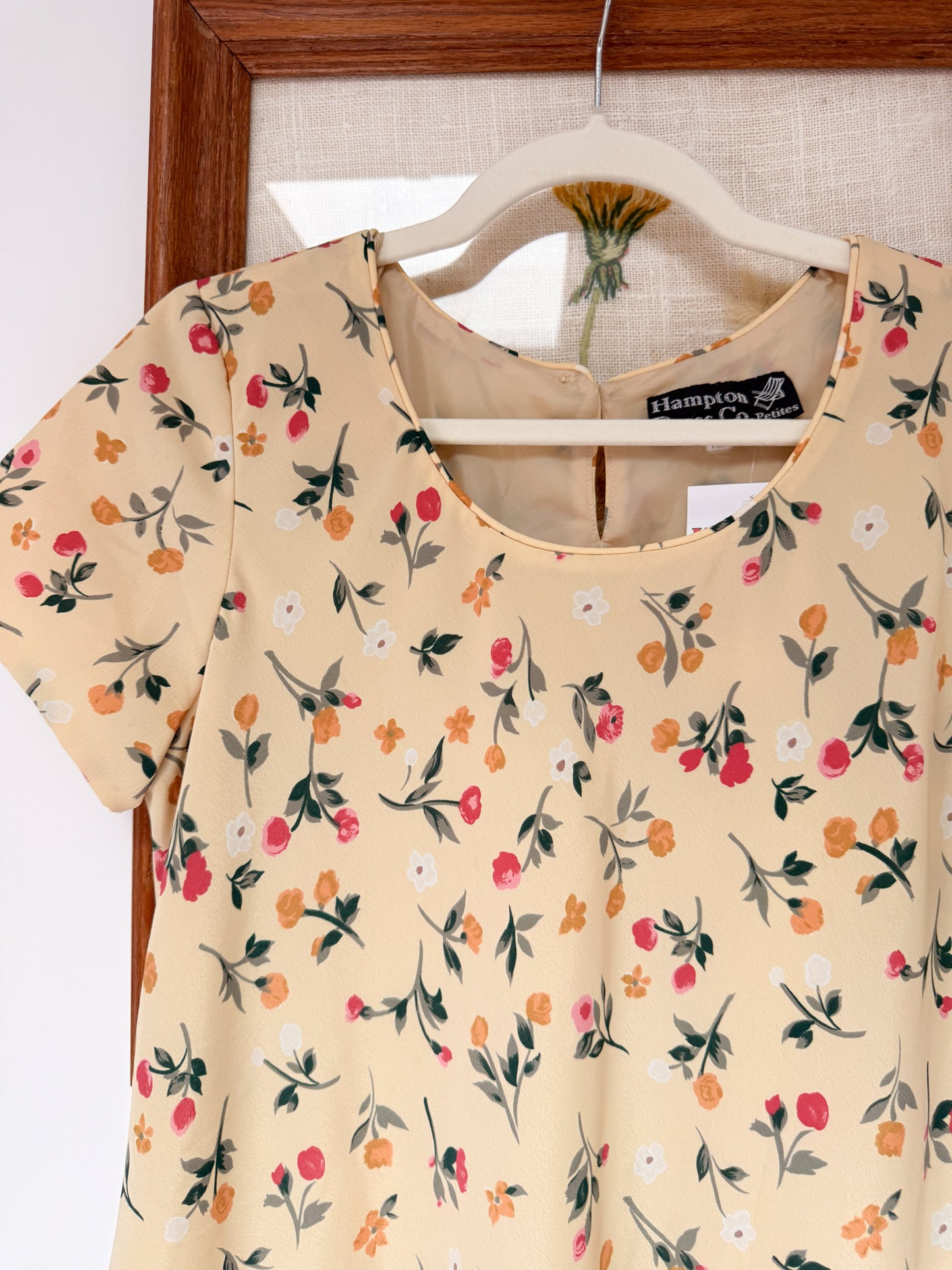 (M) Vtg floral dress
