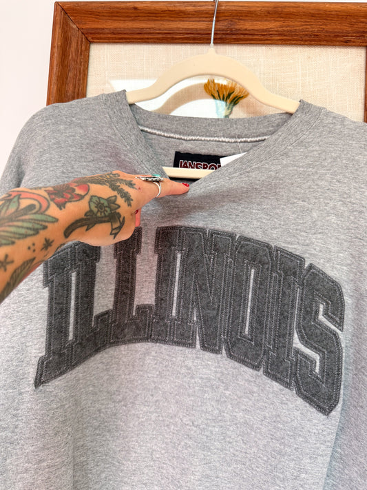 (XL) Vtg Illinois crewneck