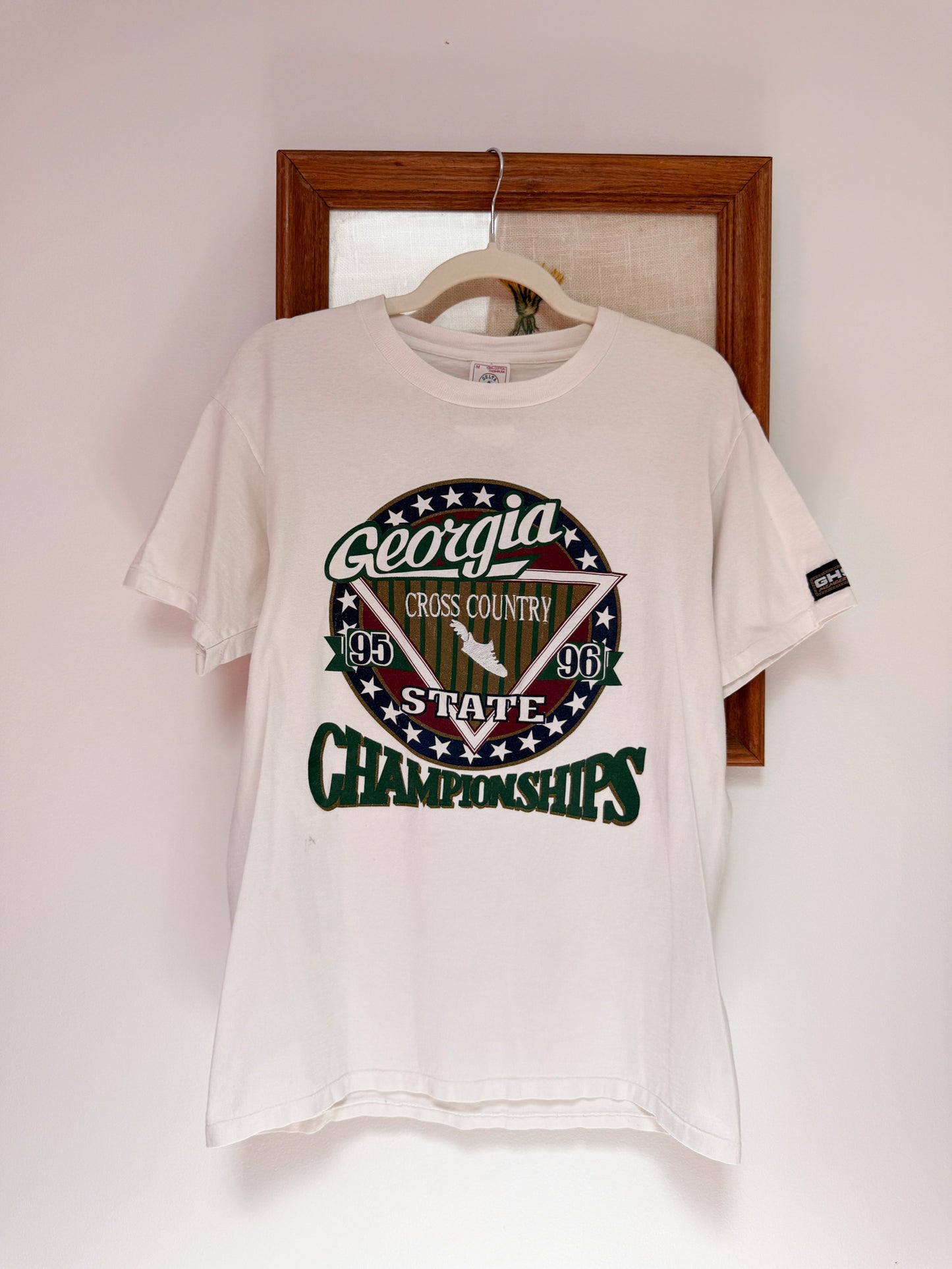 (M) Vtg cross country tee