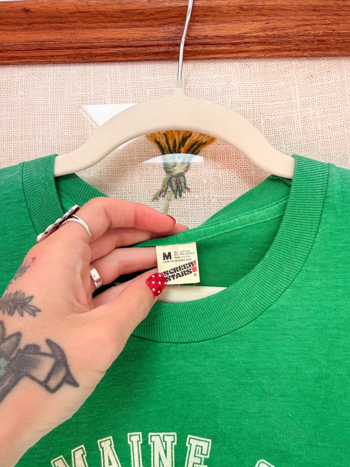 (M) Vtg girls basket ball tee
