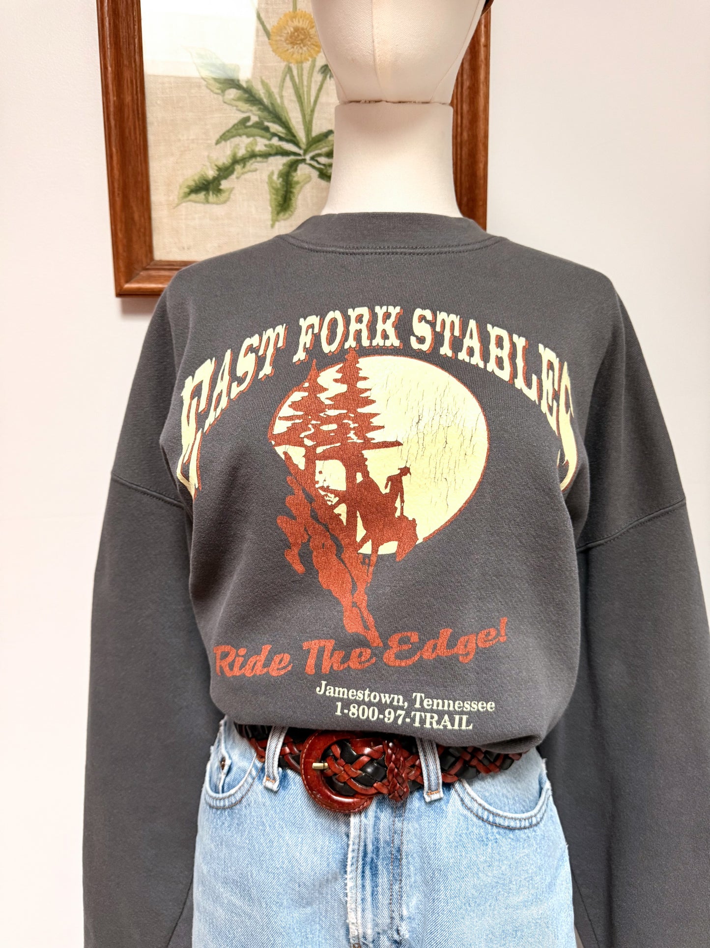(XL/XXL) Vtg stables crewneck