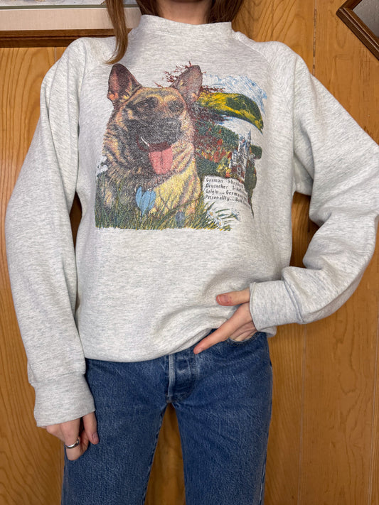 (M) Btg German Shepard crewneck