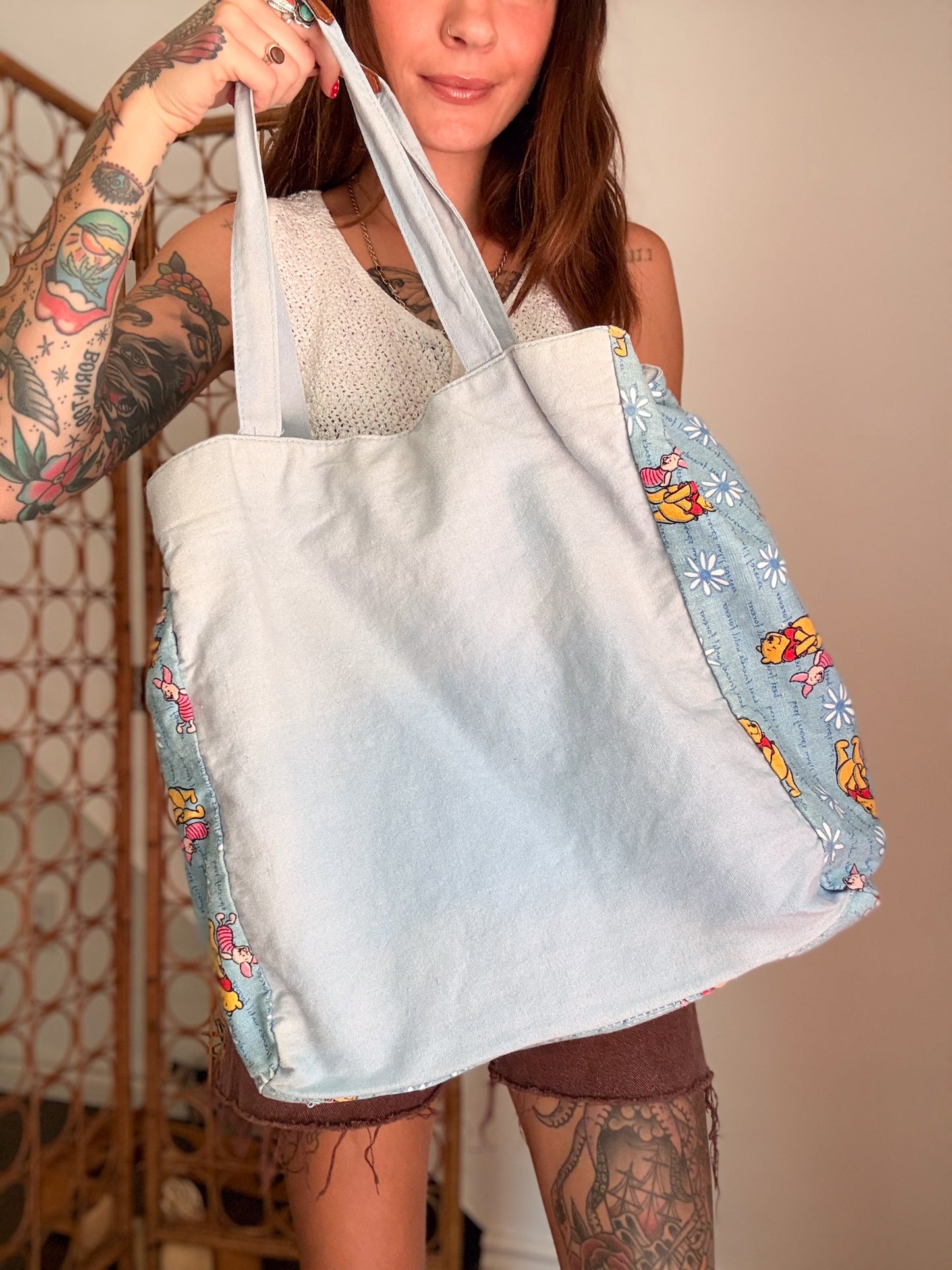 Vtg Pooh tote