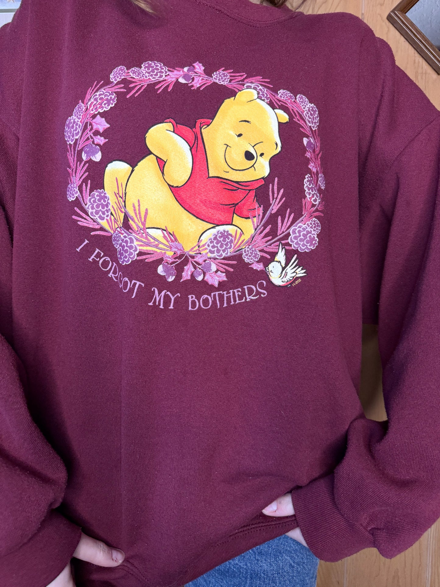 (L/XL) Vtg Winnie the pooh crewneck