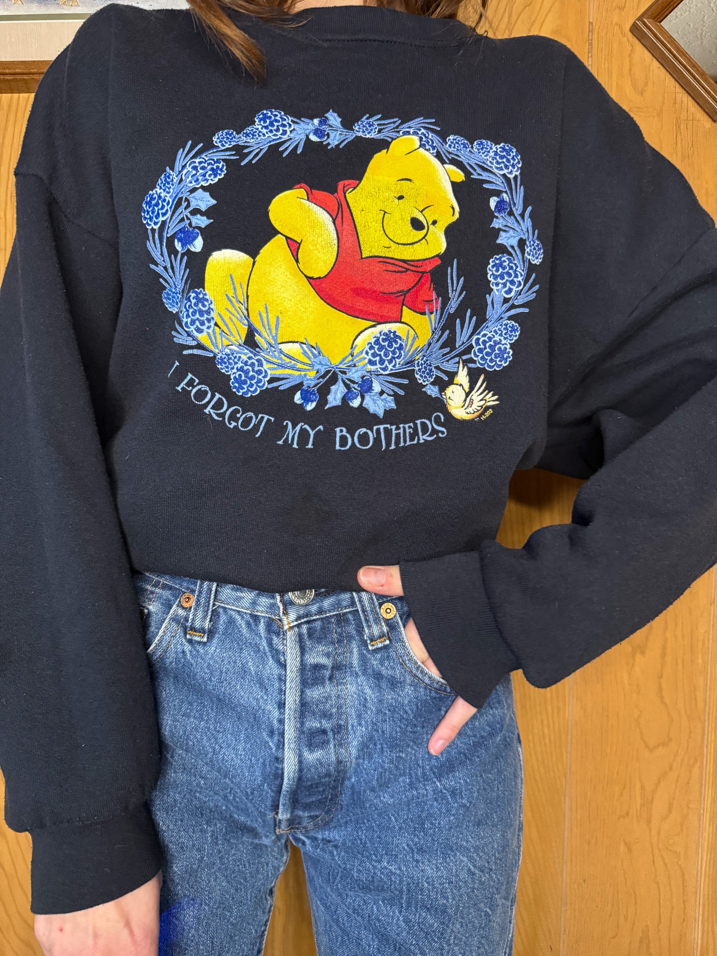 (L/XL) Vtg Winnie the pooh crewneck