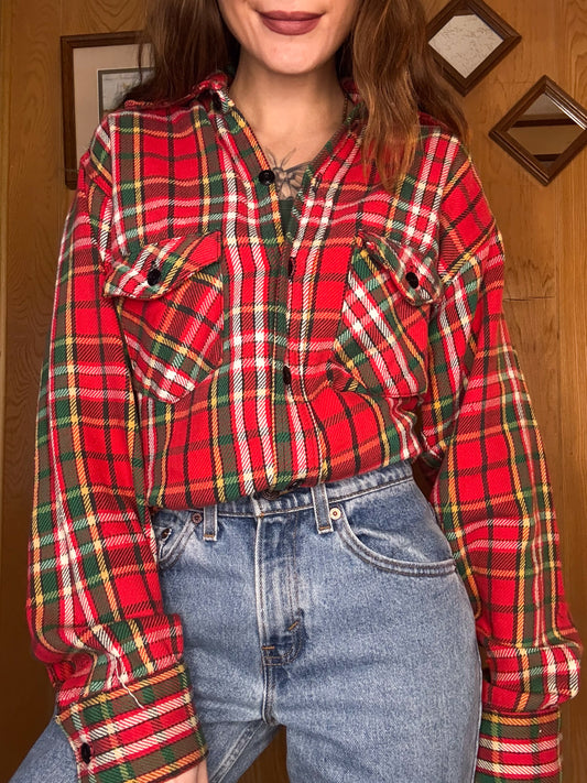 (L) Vtg Cotton flannel