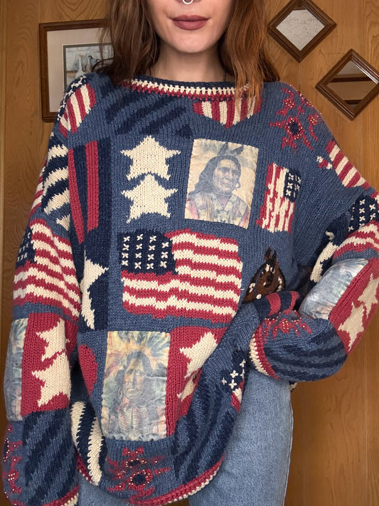 (XL) Vtg American sweater