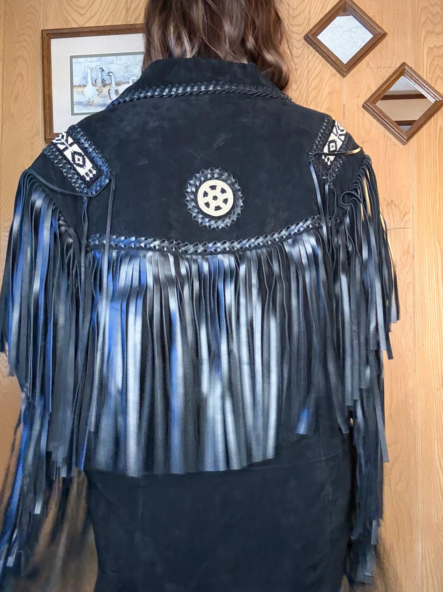 (L) Vtg Leather jacket