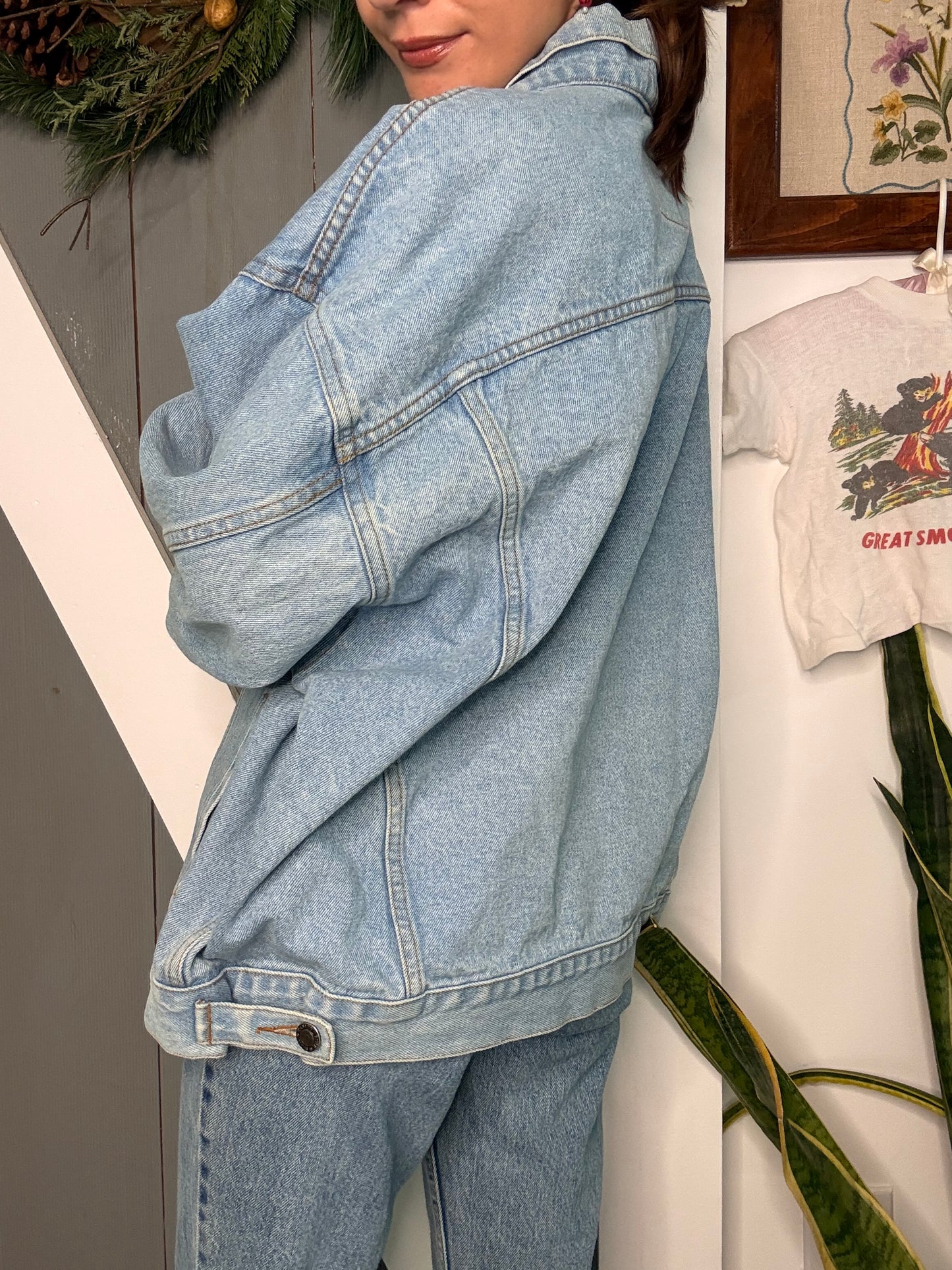 (XL) Vtg trucker demin jacket