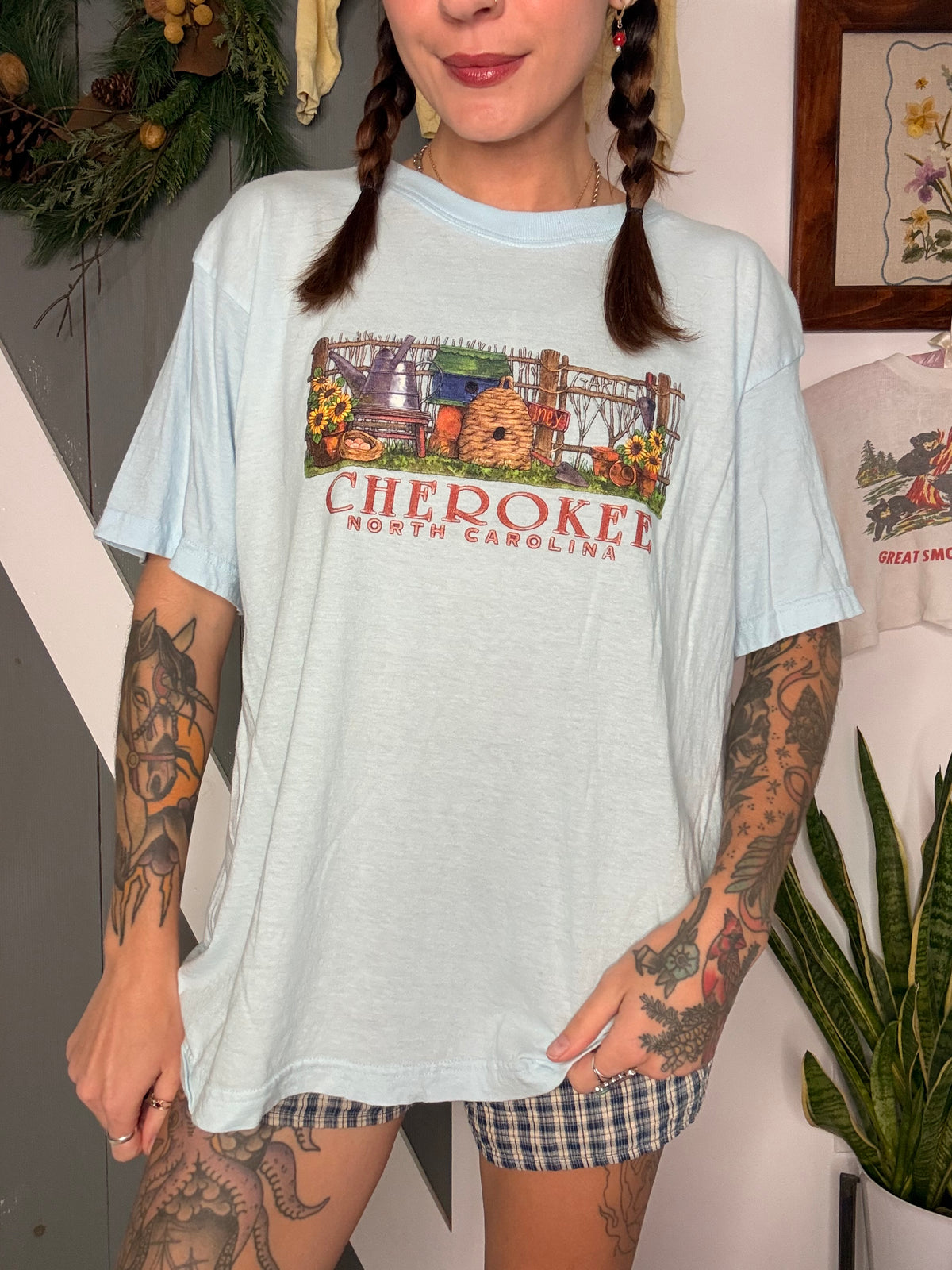 (XL) vtg Cherokee nc tee
