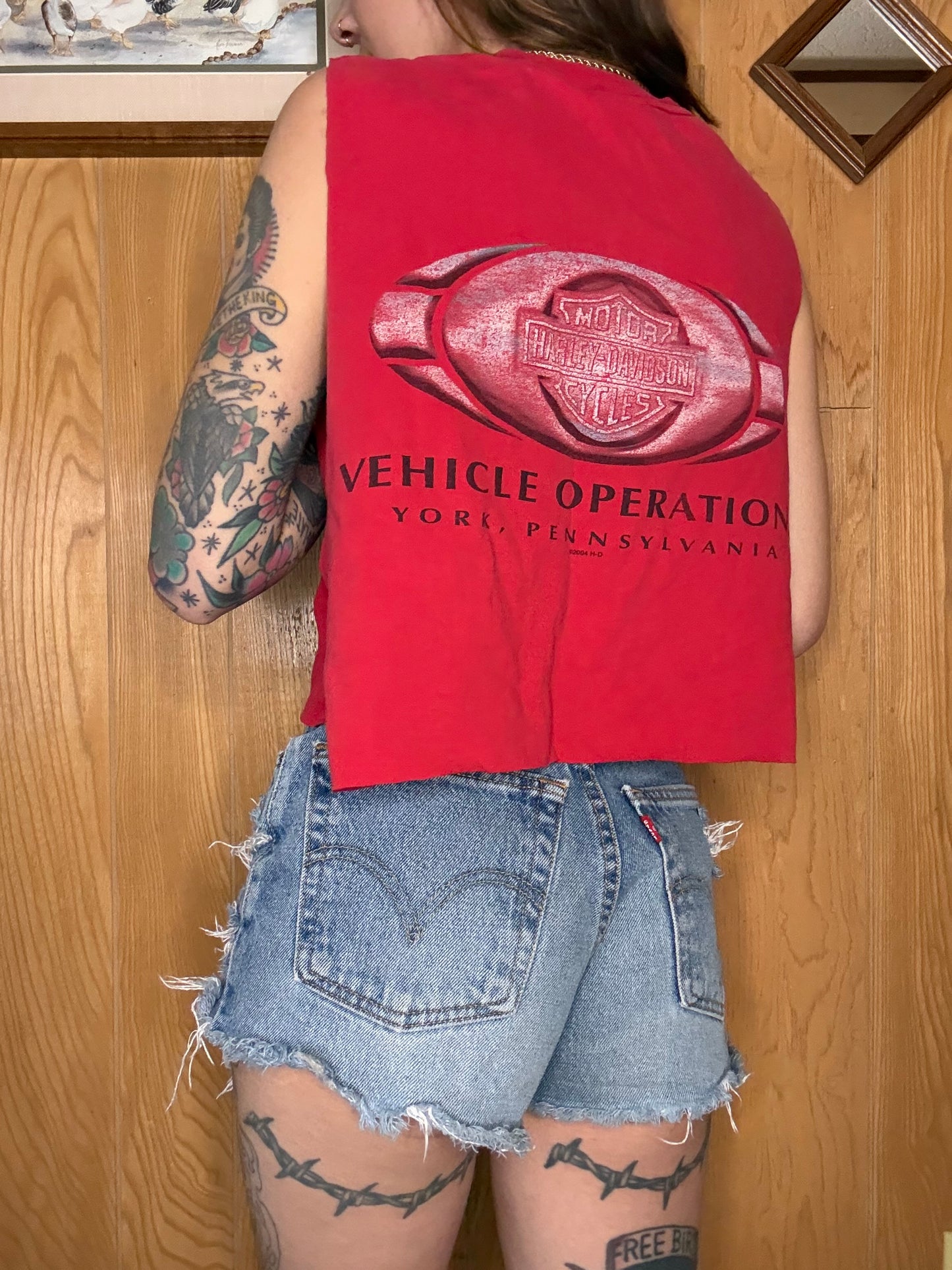 (M-XL) Harley crop top