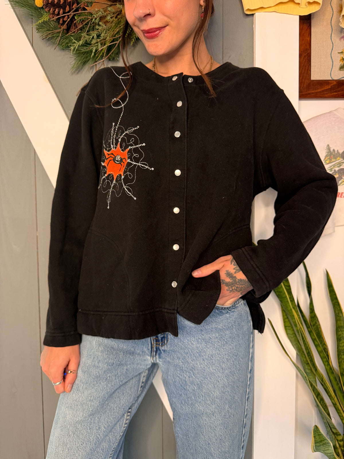 (M/L) Vtg Halloween crewneck
