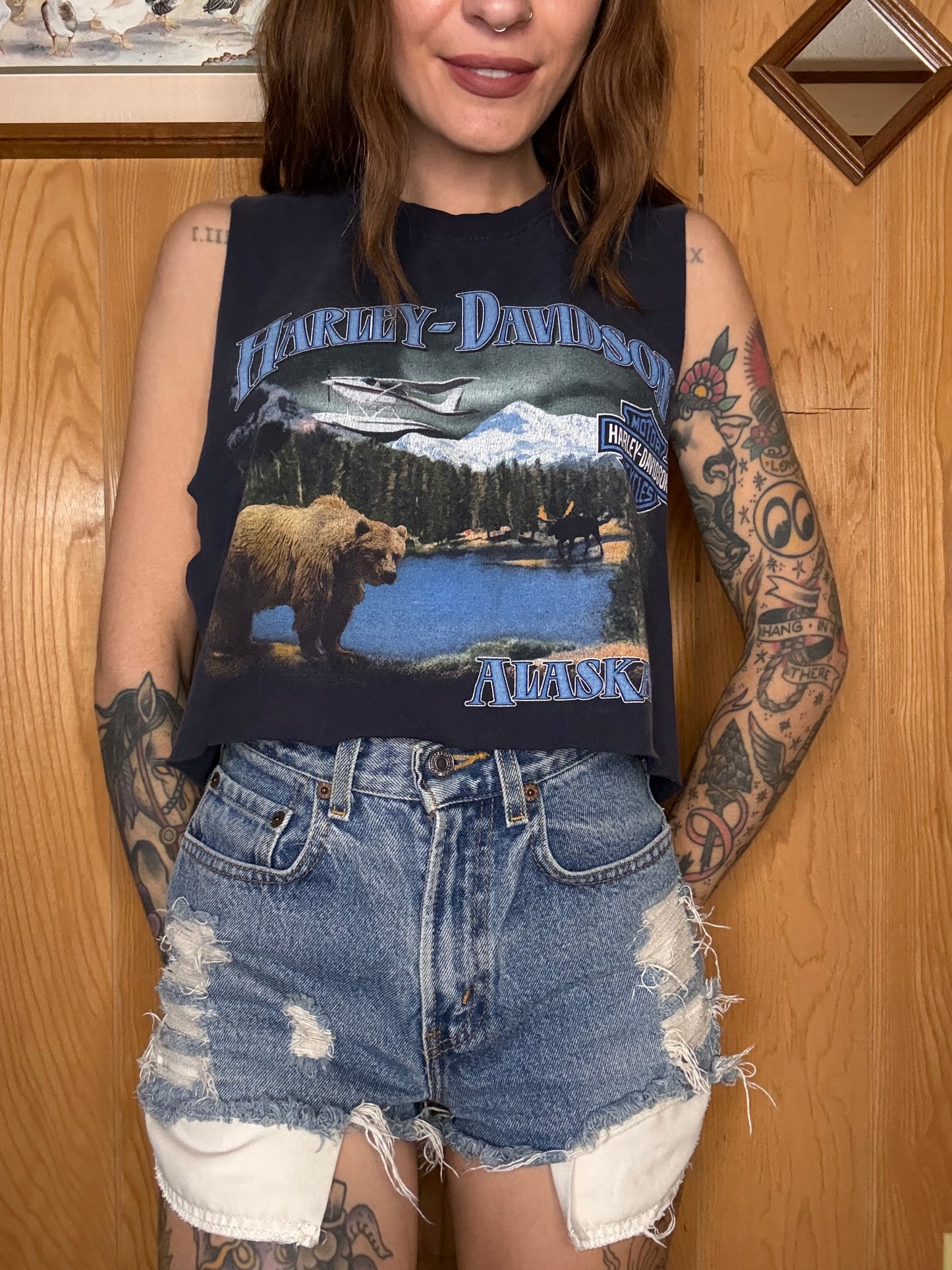 (S-L) Harley crop top