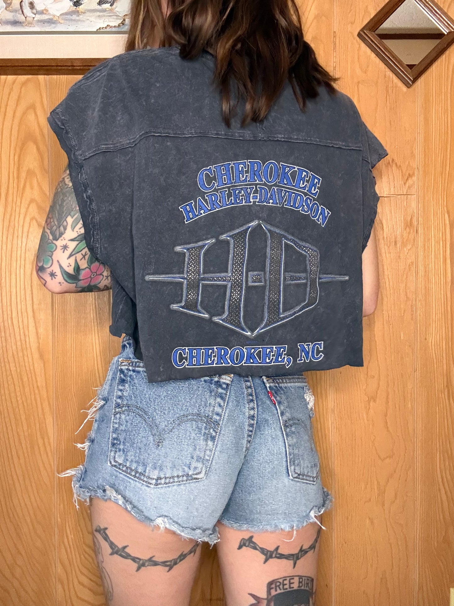 (S-L) Harley crop top