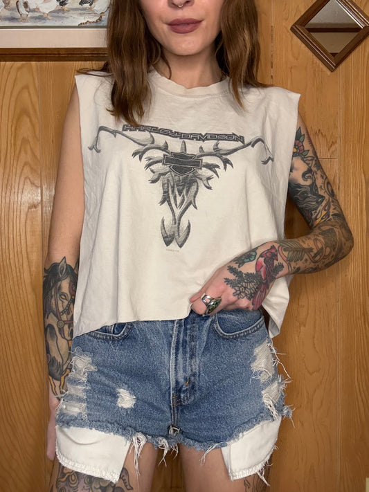 (M-XL) Harley crop top