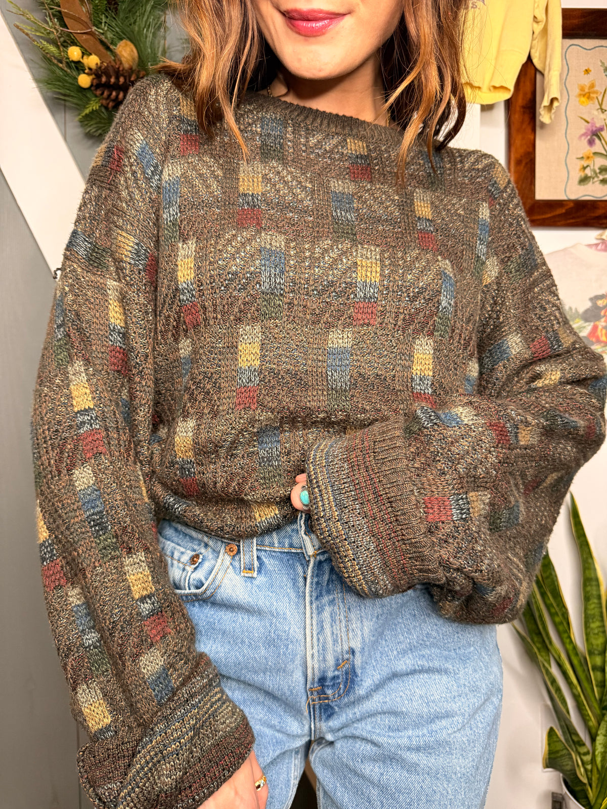 (XL) Vtg grandpa sweater