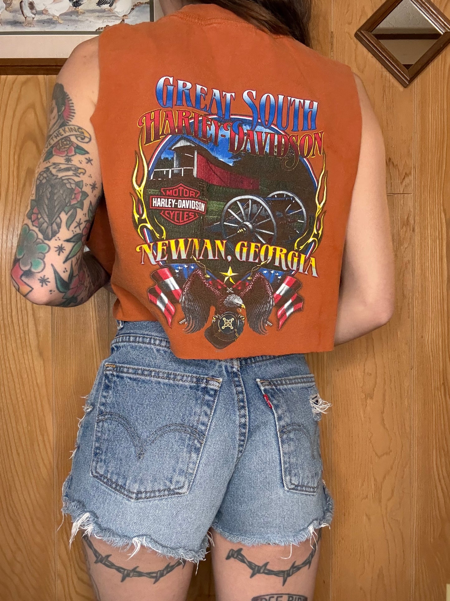 (S-L) Harley crop top